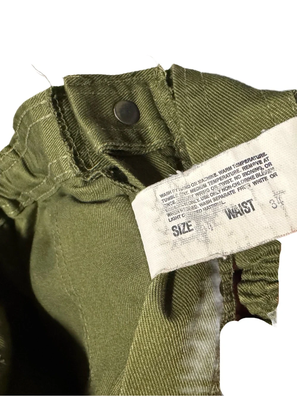 Vintage Boy Scouts of American Cargo Shorts Men's 34 Green Cotton Utility Gorp